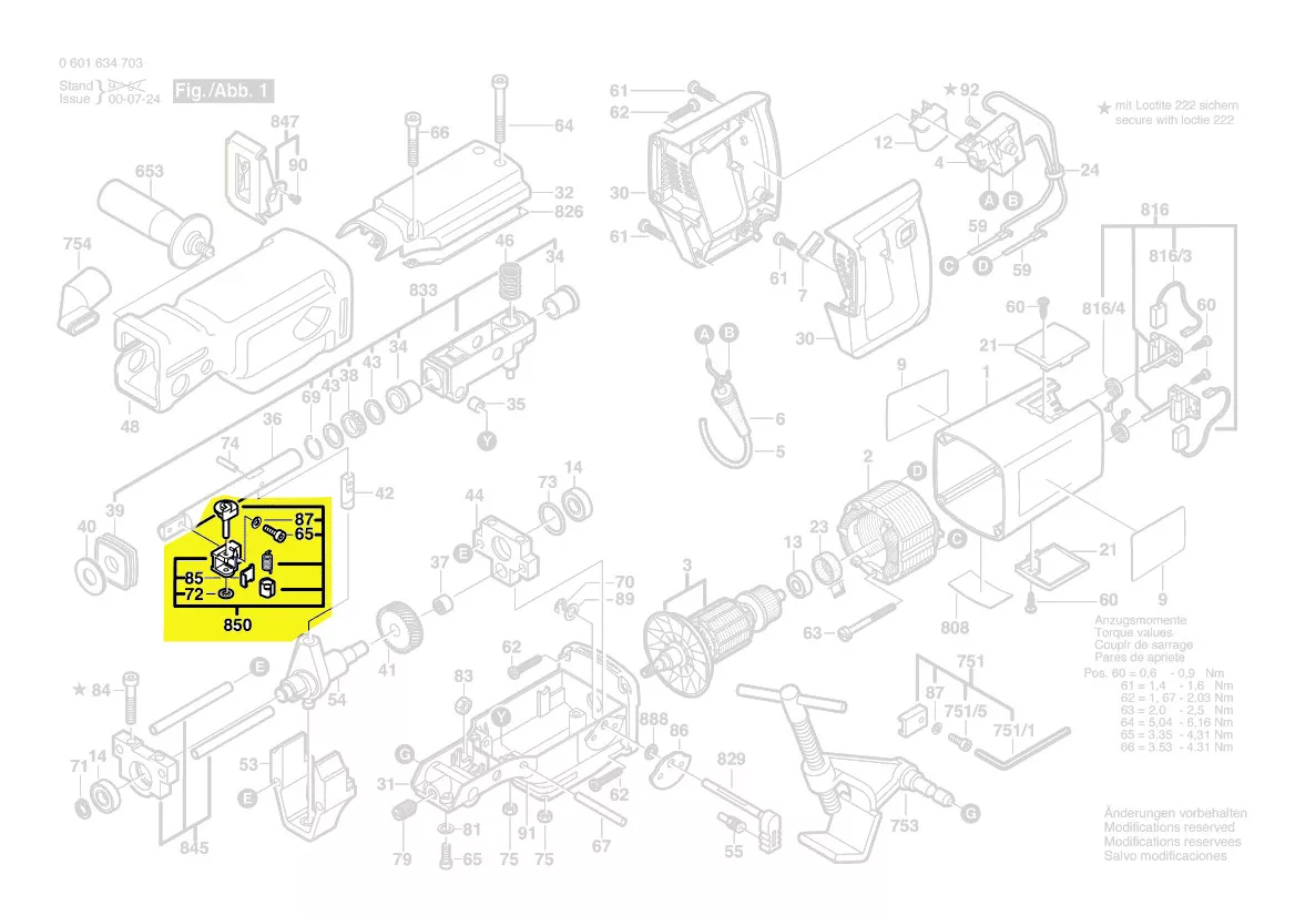 porte-lame réf. 2 610 908 866 Bosch
